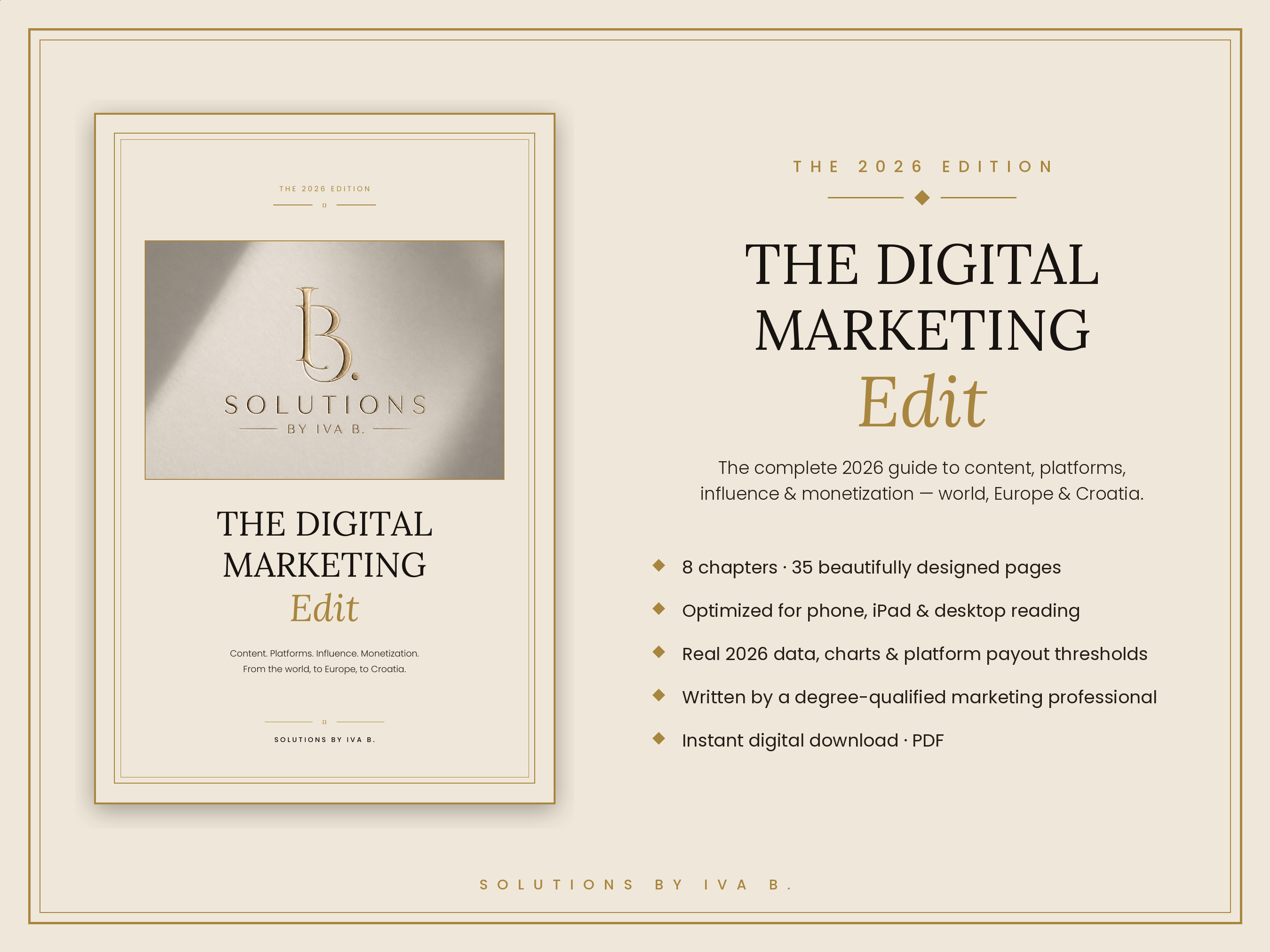 Content Creator Planner Digital Undated GoodNotes iPad | 309 Pages Hyperlinked | Influencer UGC Brand Deal Tracker | Social Media Calendar