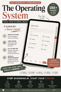 ADHD Digital Planner | Hyperlinked Executive Function System (iPad)
