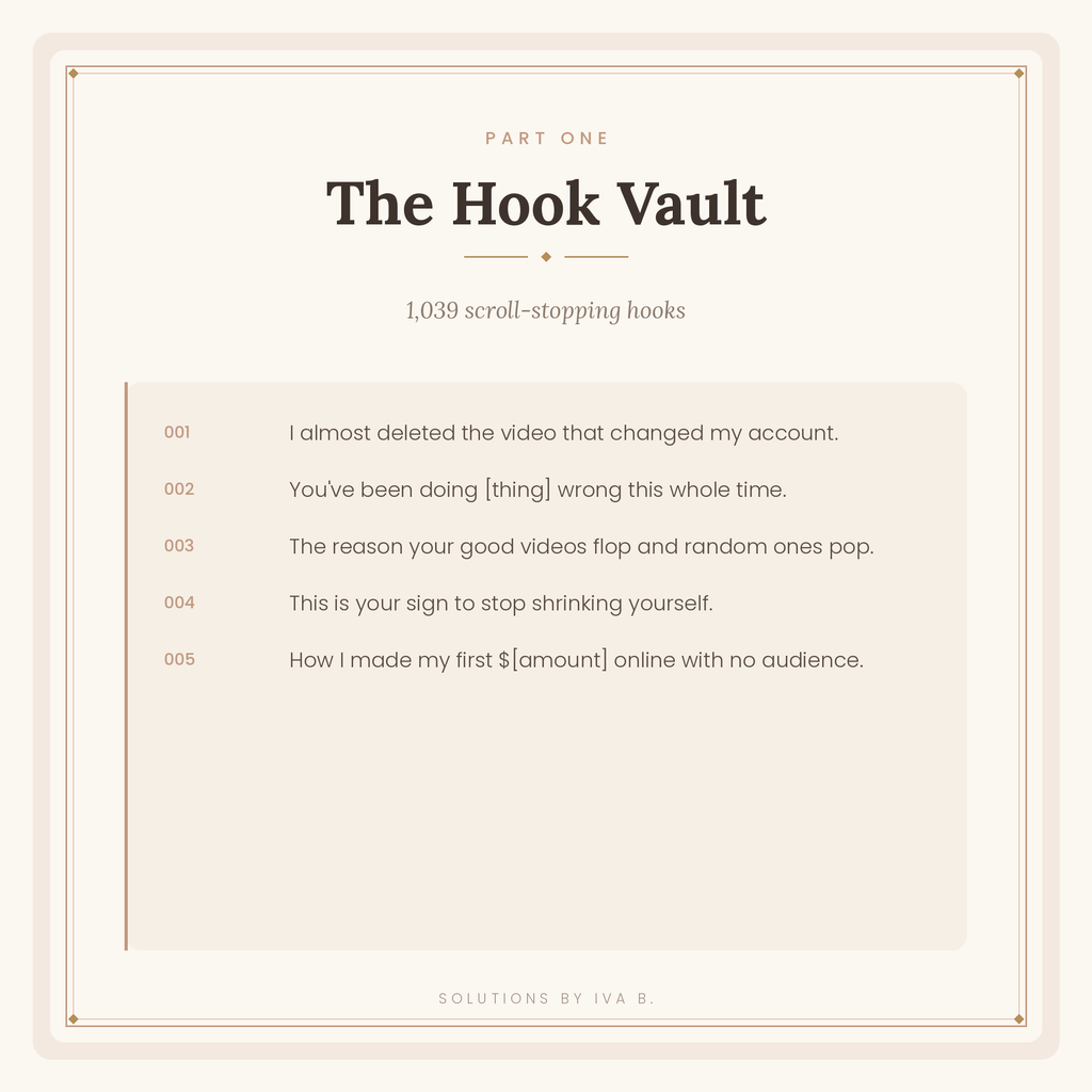 Ultimate Content Creator Bundle | 1000+ Hooks | 365 Content Ideas | Reel Scripts | Caption Templates | Creator Toolkit | Digital Download