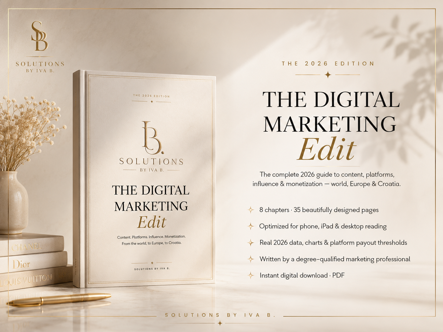 Content Creator Planner Digital Undated GoodNotes iPad | 309 Pages Hyperlinked | Influencer UGC Brand Deal Tracker | Social Media Calendar