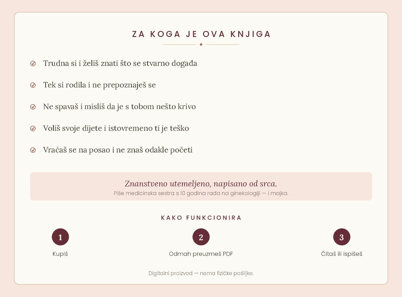 Nisi sama - workbook za trudnice i mame